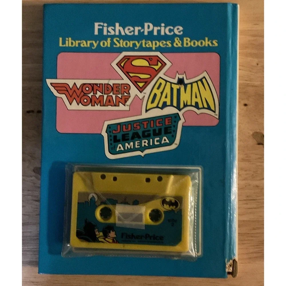 Batman & Robin. Case‎ of the Laughing Sphinx. DC hardback book with cassette tap